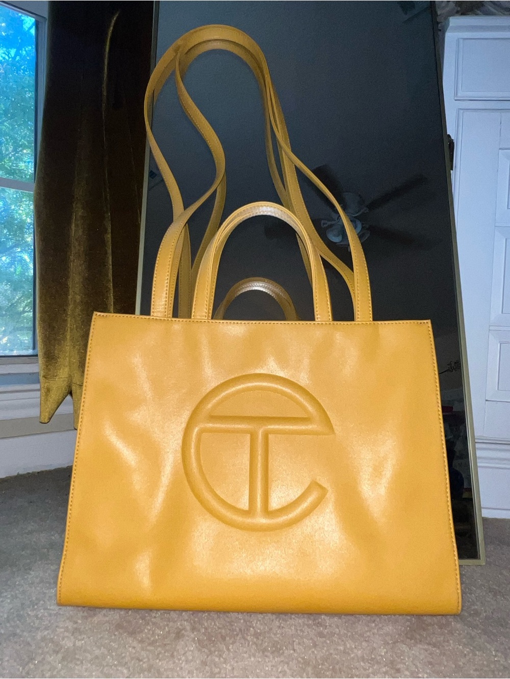 Telfar Mustard Yellow Shopper Tote